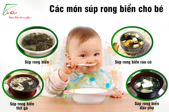 BÉ THÍCH THÚ VỚI CÁC MÓN ĂN TỪ RONG BIỂN